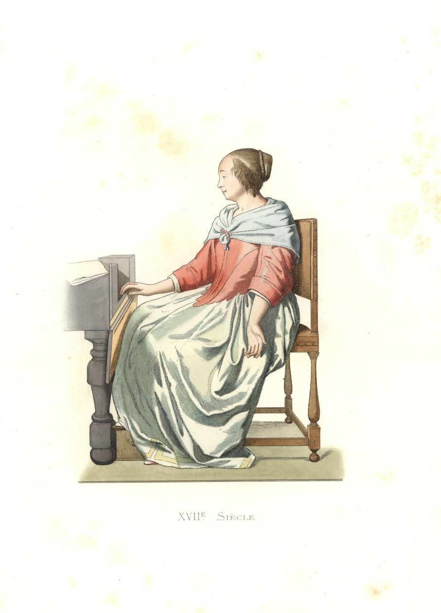 Mulher de qualidade, Holanda de Edmond Lechevallier Chevignard