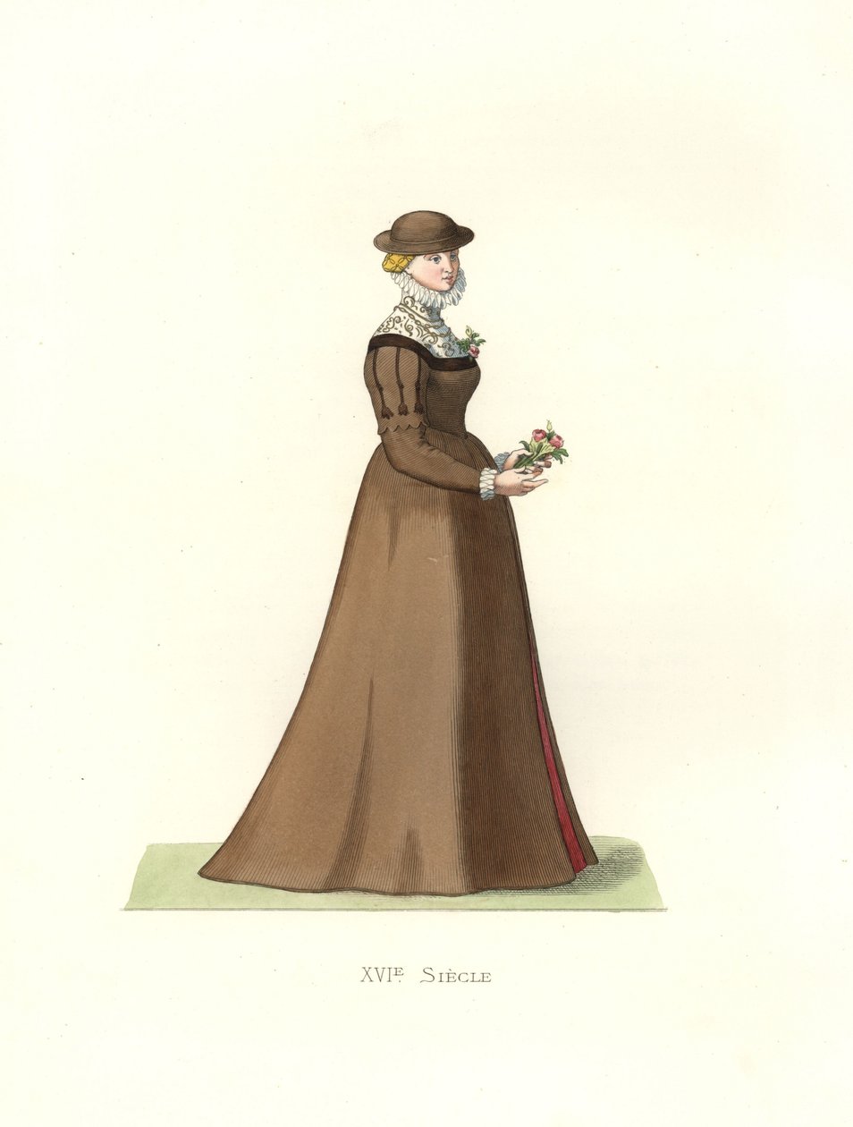 Jovem mulher da Inglaterra de Edmond Lechevallier Chevignard