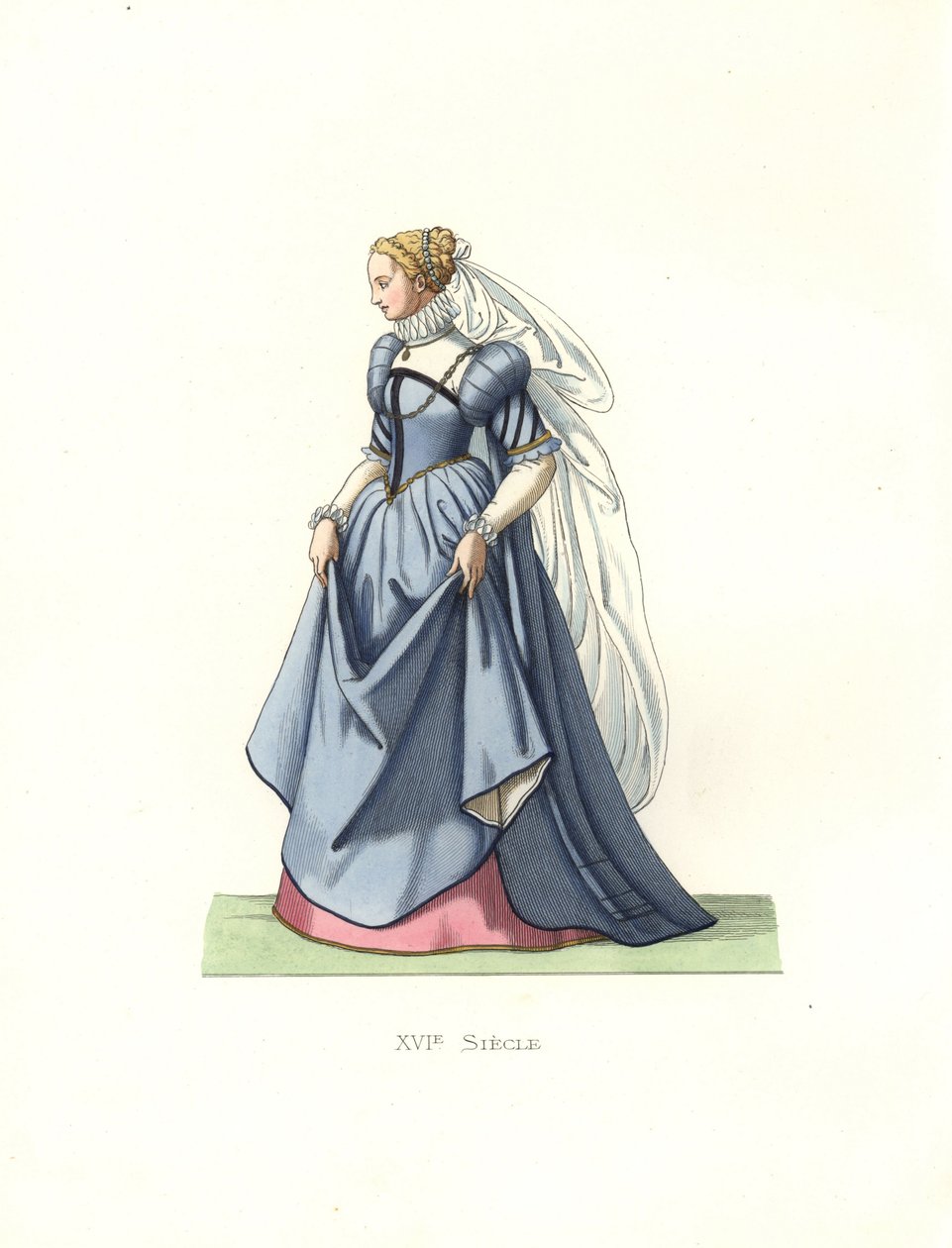Jovem mulher do século XVI de Ravenna de Edmond Lechevallier Chevignard