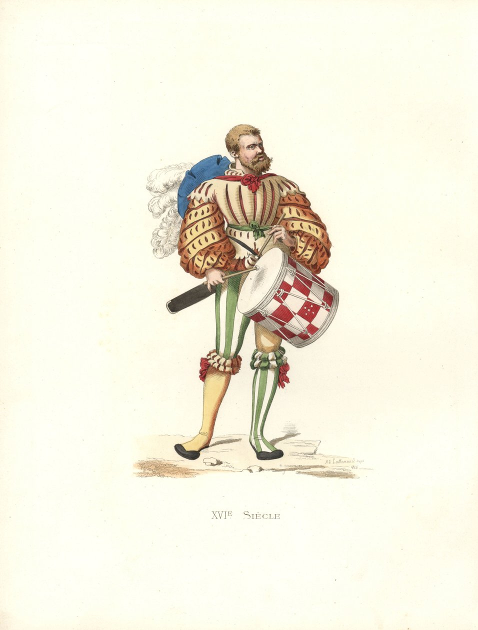 baterista militar alemão de Edmond Lechevallier Chevignard