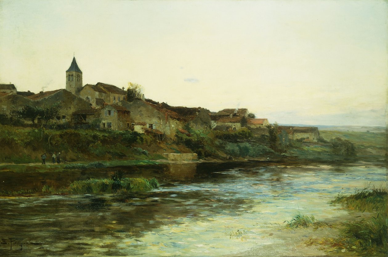 Uma cidade fluvial francesa de Edmond Petitjean