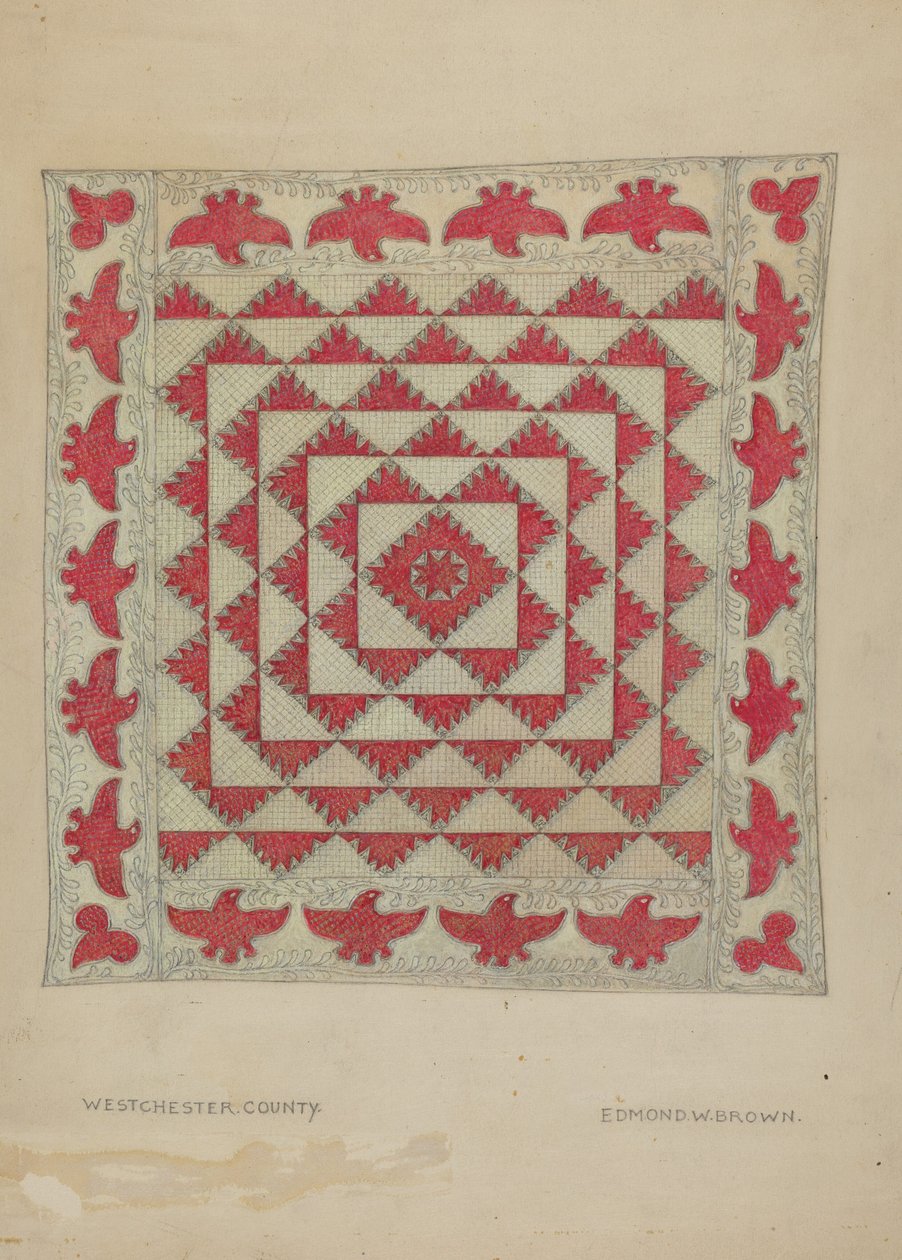 Colcha de retalhos de Edmond W. Brown