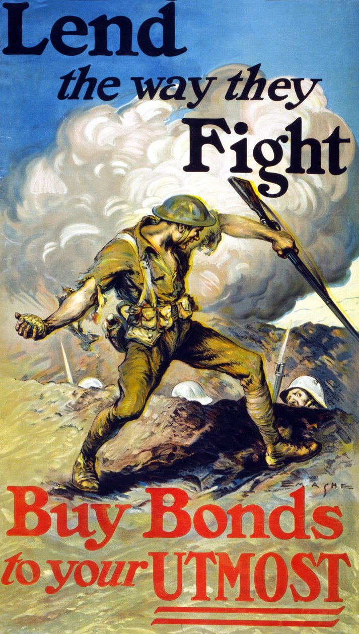 Empreste o caminho que eles lutam, 1918 de Edmund Ashe