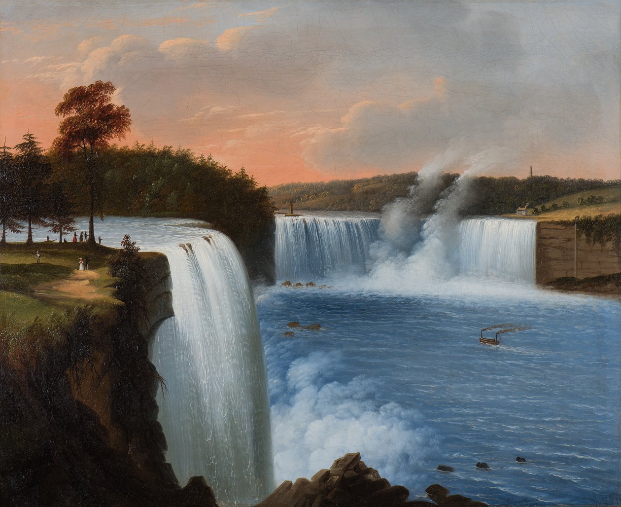 Cataratas do Niágara, 1850 de Edmund C. Coates