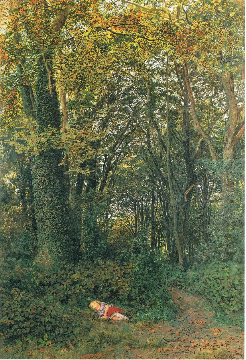 Perdido na floresta de Edmund George Warren