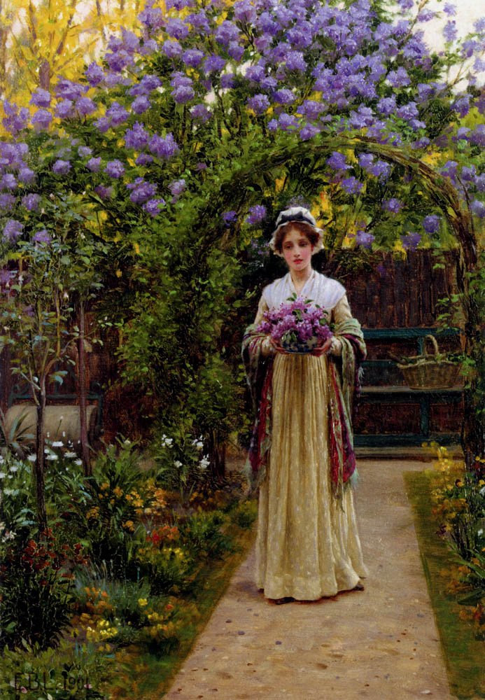 Lilás de Edmund Leighton