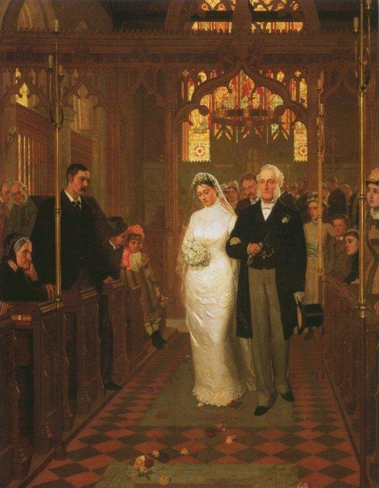 Até que a morte nos separe de Edmund Leighton