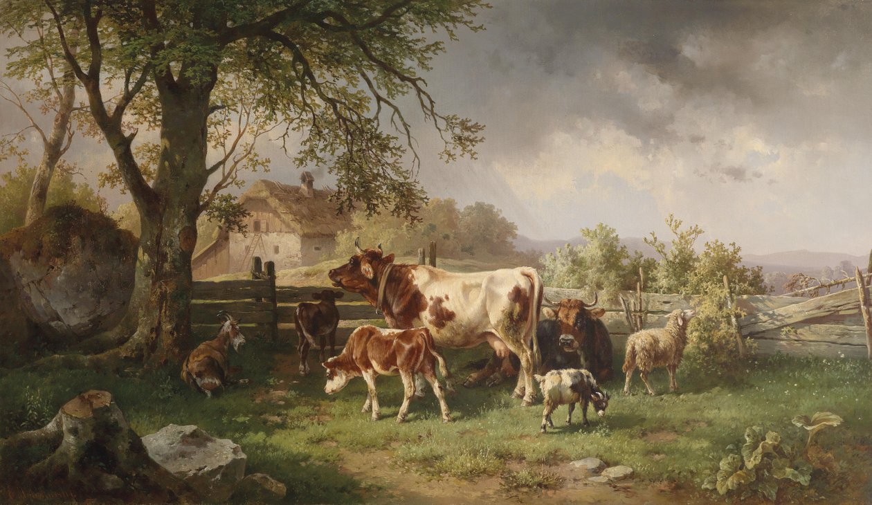 Idílio na fazenda de Edmund Mahlknecht