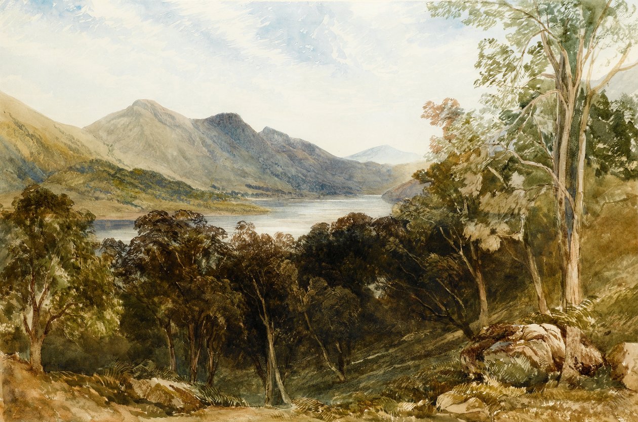 Ballachulish, Loch Leven, 1867 (banheiro no papel) de Edmund Morison Wimperis
