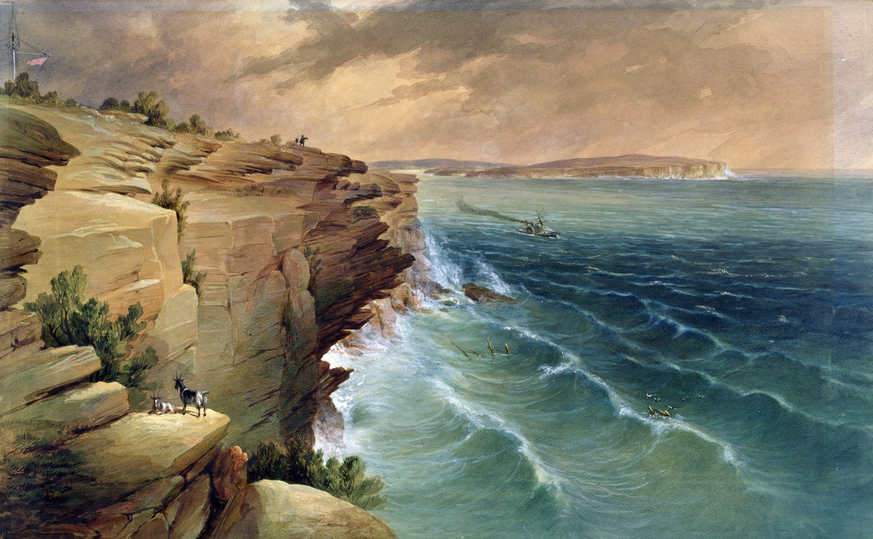 Entrada para Port Jackson, 1857 de Edmund Thomas