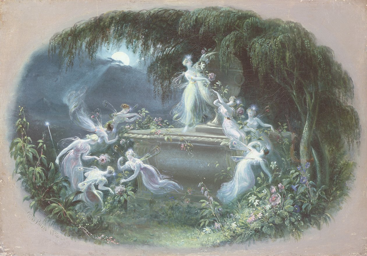 A visita ao luar, 1832 de Edmund Thomas Parris