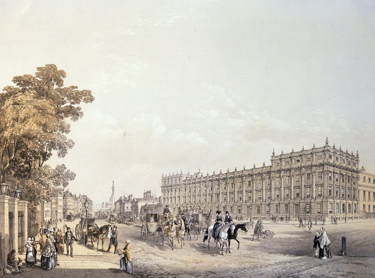 O Tesouro, Whitehall, pub. por Lloyd Bros. und Co. 1852 de Edmund Walker