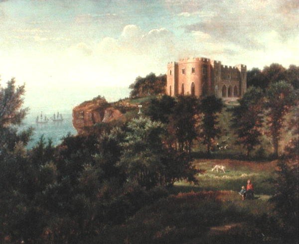 Castelo da Pensilvânia, Ilha de Portland, Dorset de Edmund Birckhead Bensell
