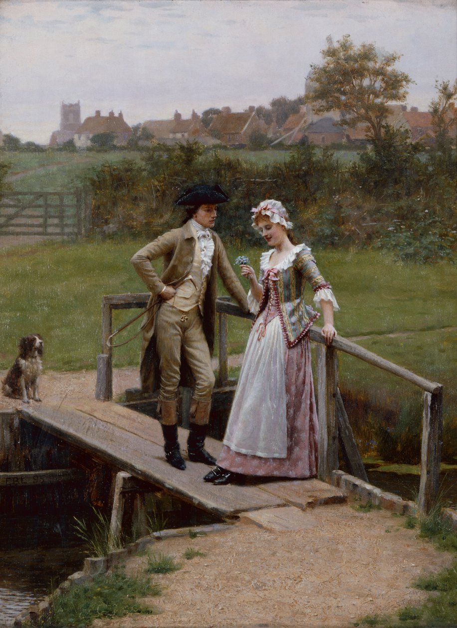 Esqueça-me de Edmund Blair Leighton