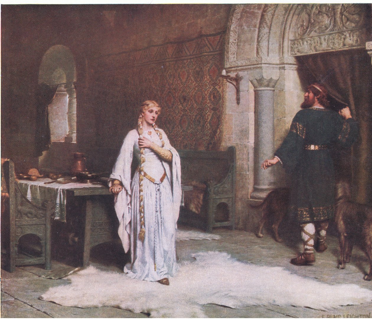 Godiva, Bibbys Annual, 1916-17 de Edmund Blair Leighton