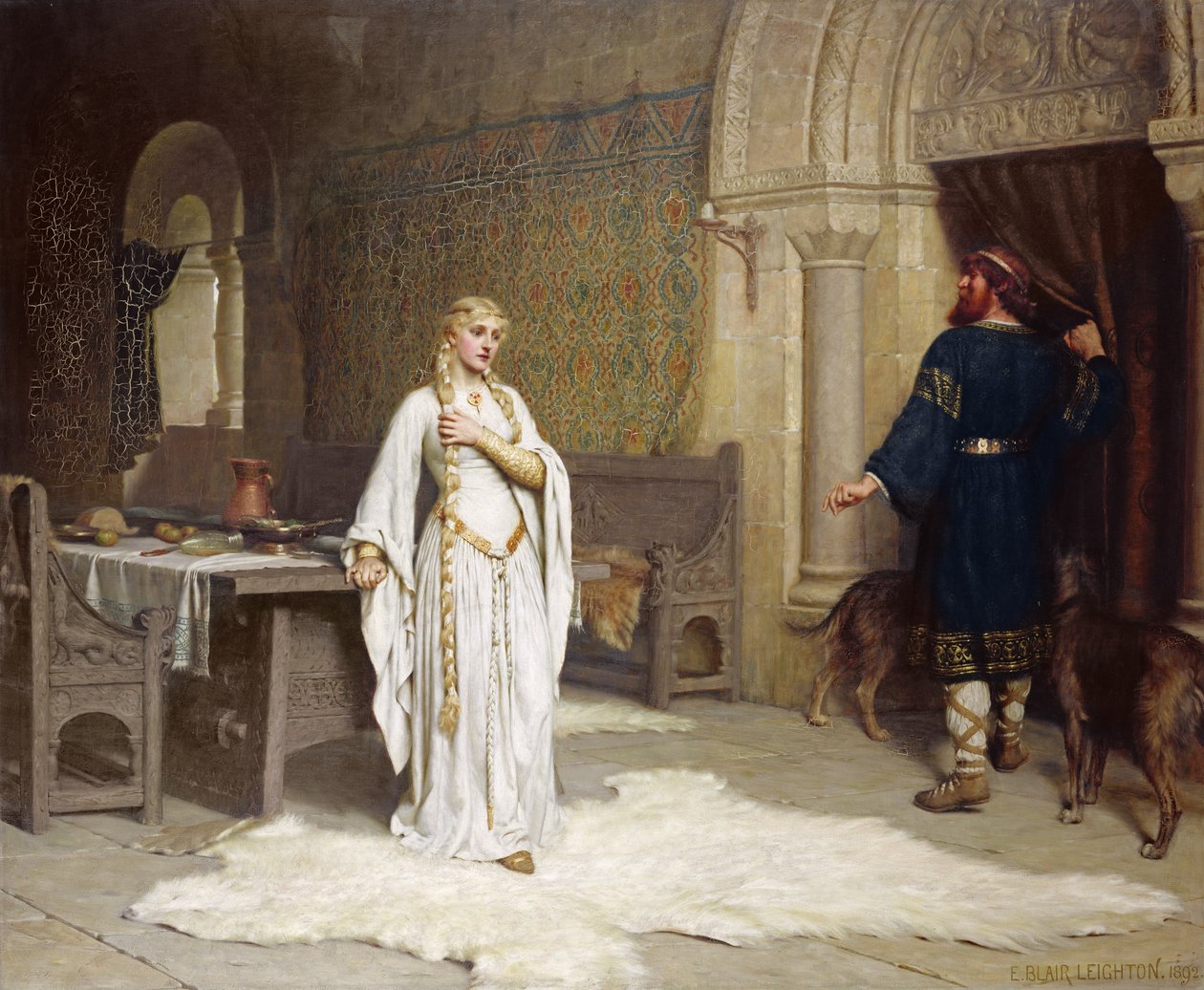 Lady Godiva de Edmund Blair Leighton