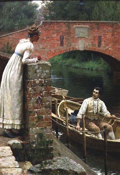 A despedida carinhosa de Edmund Blair Leighton