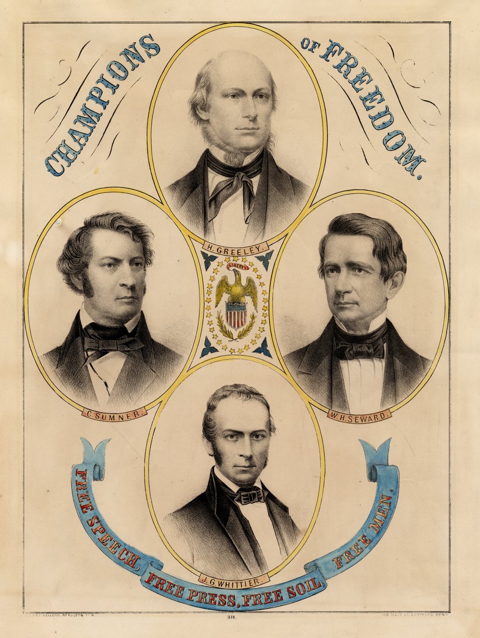 Campeões da liberdade, liberdade de expressão, imprensa livre, solo livre, livre de Edmund Burke Kellogg