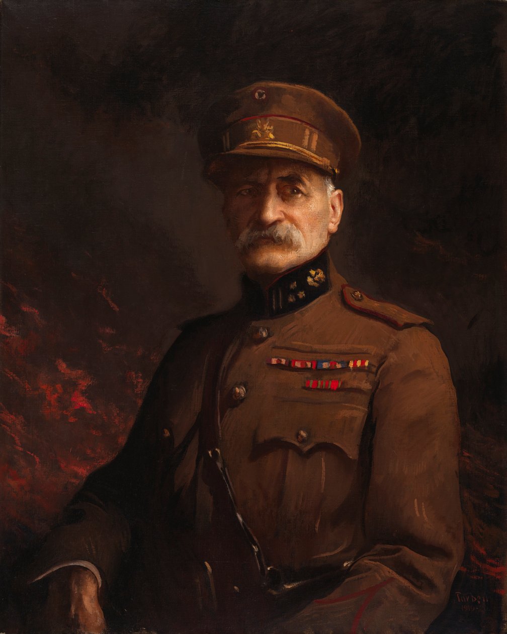 General Georges Leman, Comandante da Cidade Fortificada de Liège, 1919-1920. de Edmund Charles Tarbell