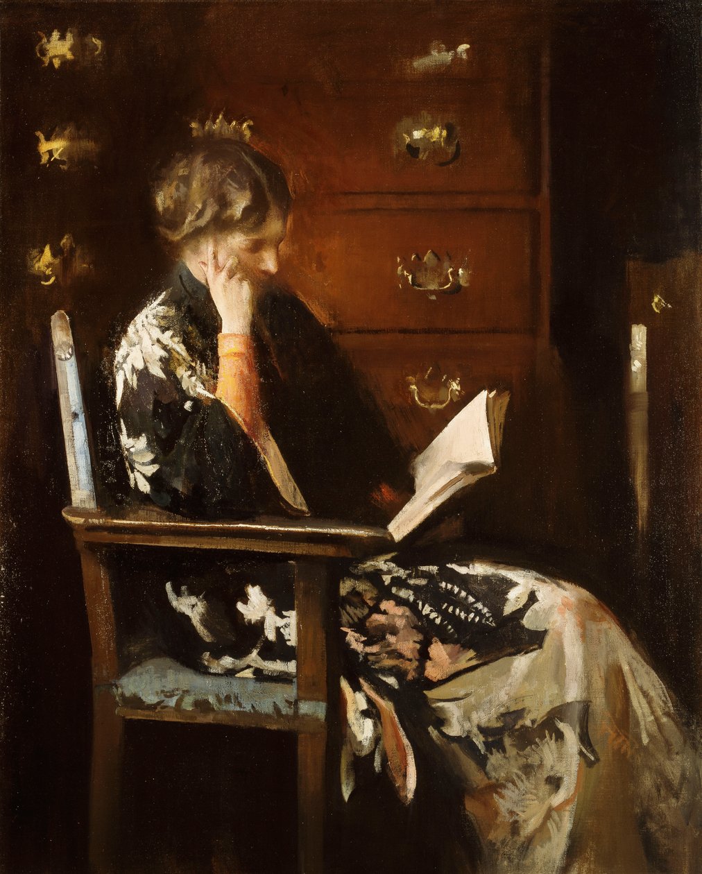 Mary Reading de Edmund Charles Tarbell