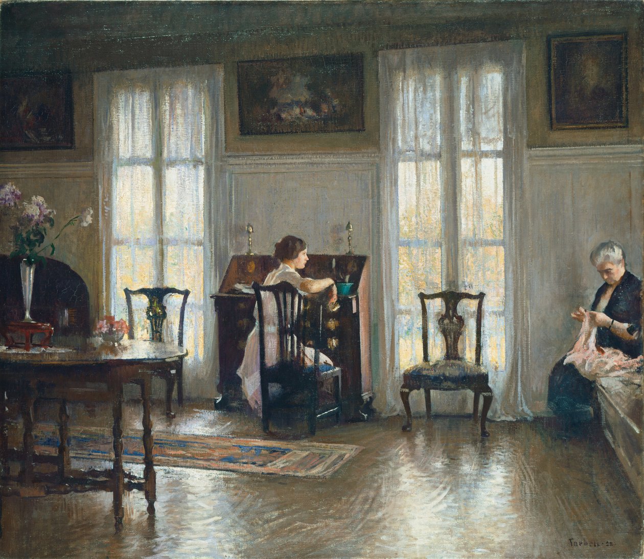 Mãe e Maria de Edmund Charles Tarbell