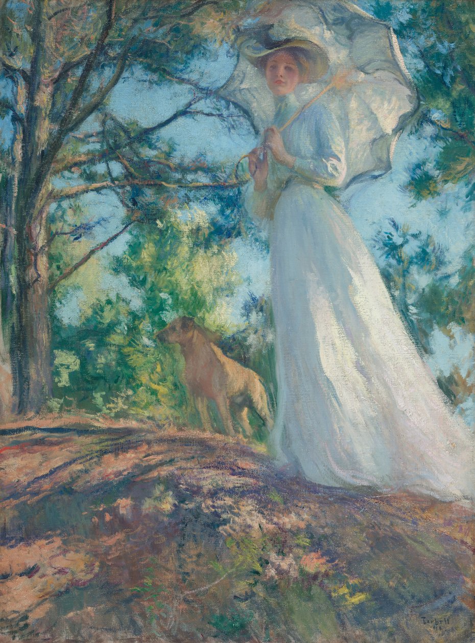 Na colina de Bos "n", 1901 de Edmund Charles Tarbell