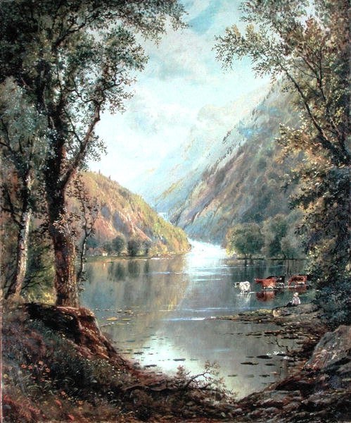 Cena no Catskills de Edmund Darch Lewis