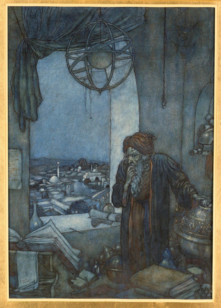 Um Muezzin da Torre das Trevas de Edmund Dulac