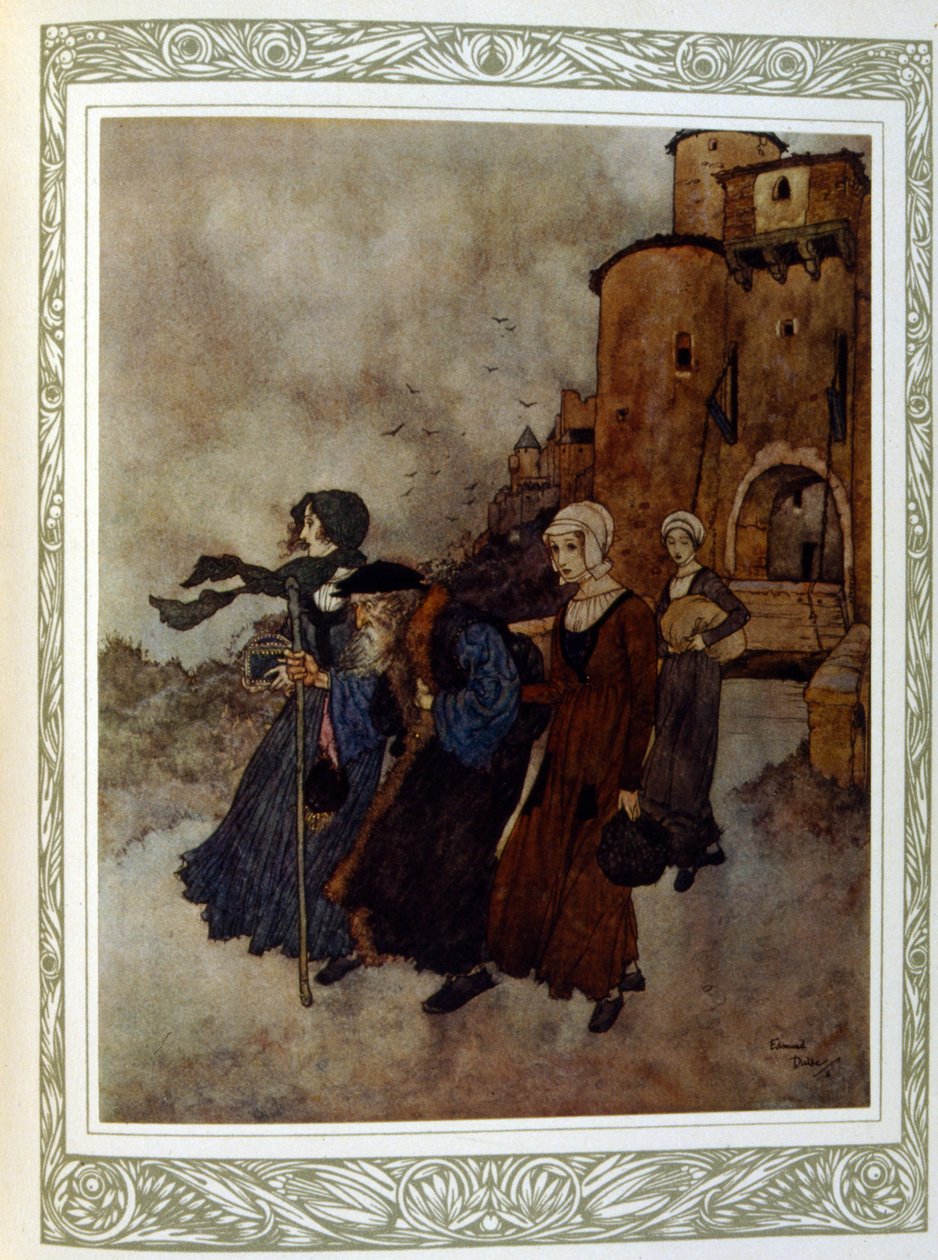 Edição francesa de Contos de Hans Christian Andersen (impressão) de Edmund Dulac