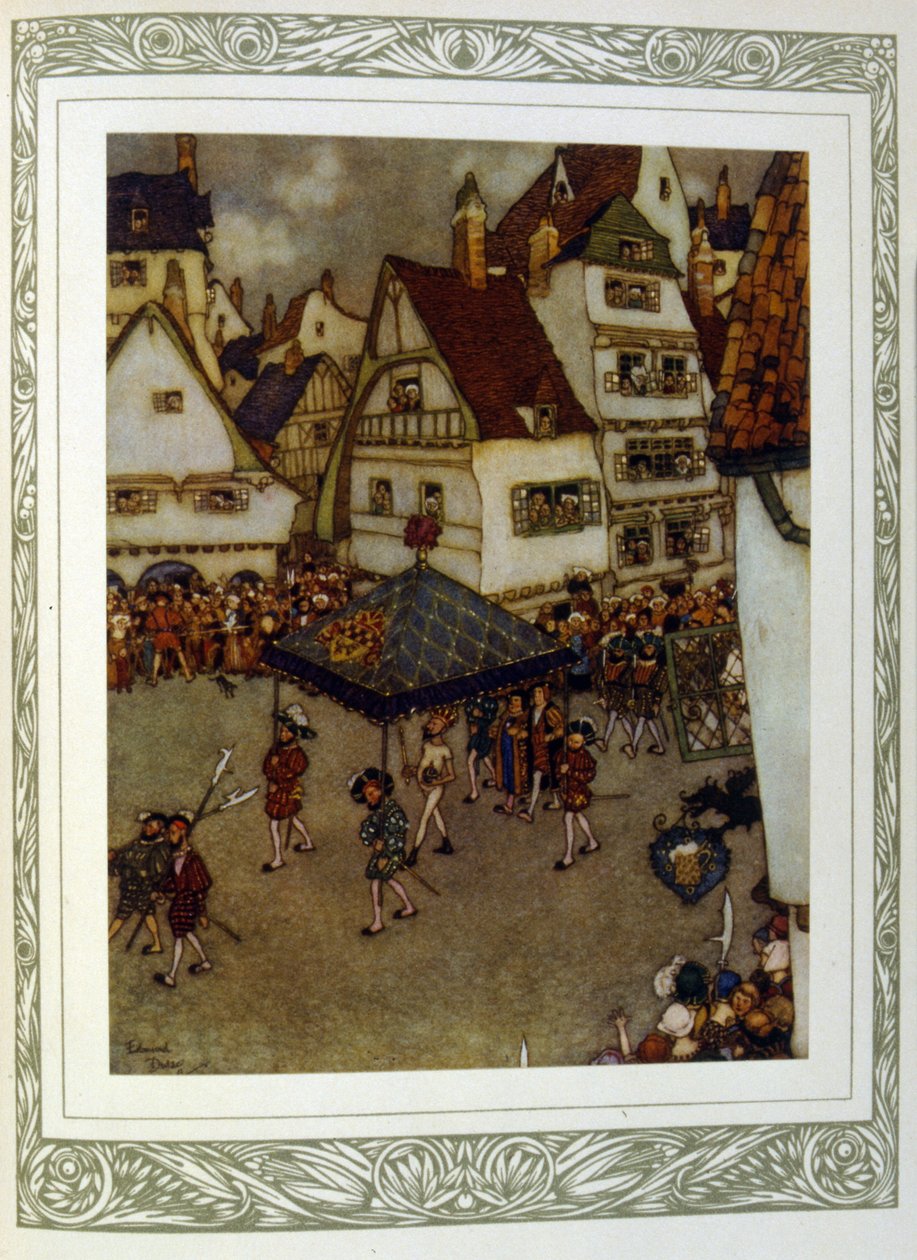 Edição francesa ilustrada de Histórias de Hans Christian Anderson de Edmund Dulac