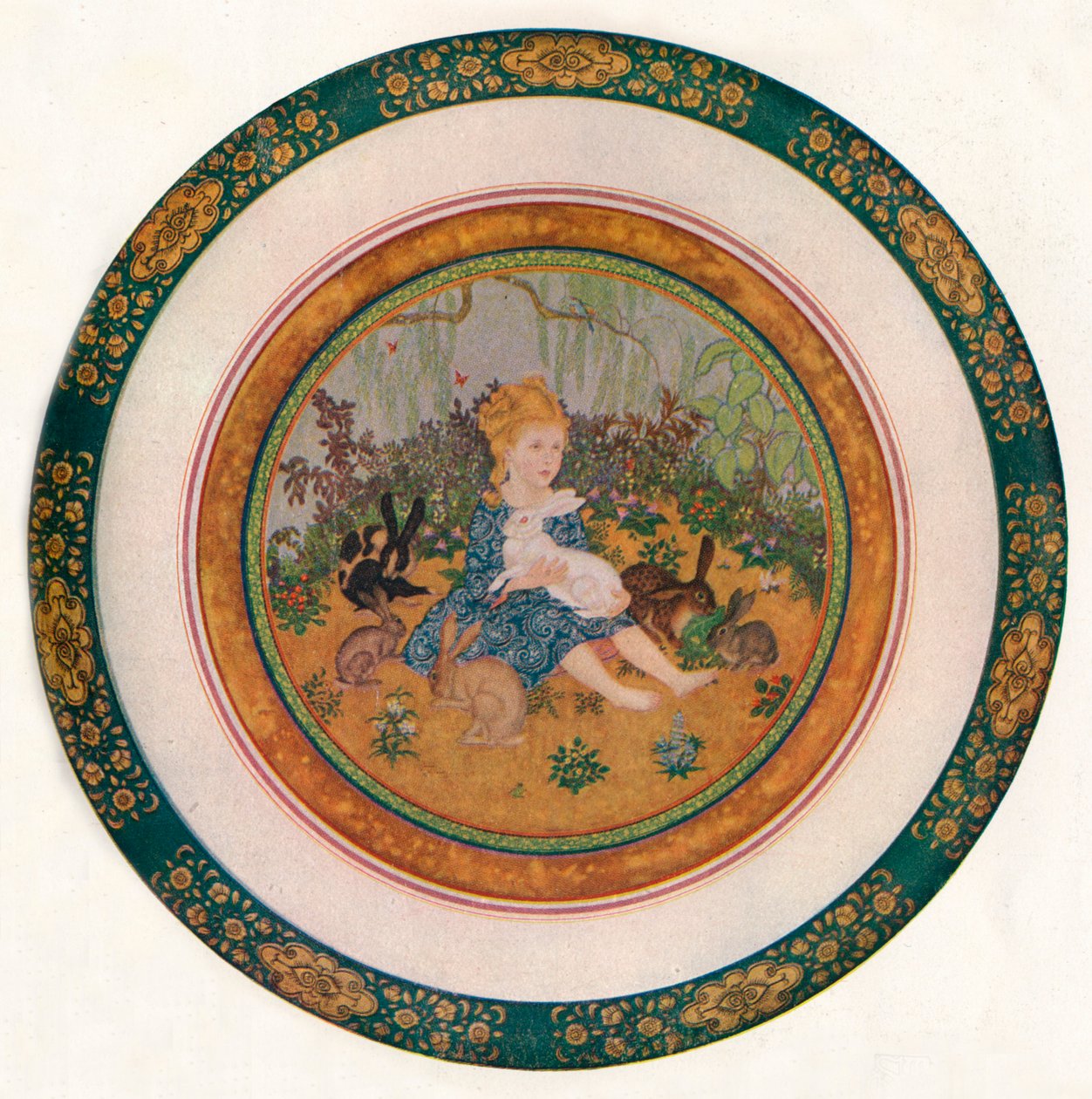 Retrato de Miss Vivian St. George, 1917, 1919 de Edmund Dulac