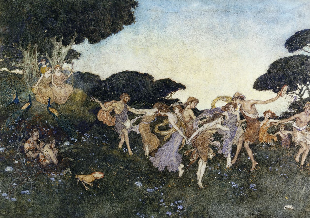 Cena de A Tempestade de Edmund Dulac