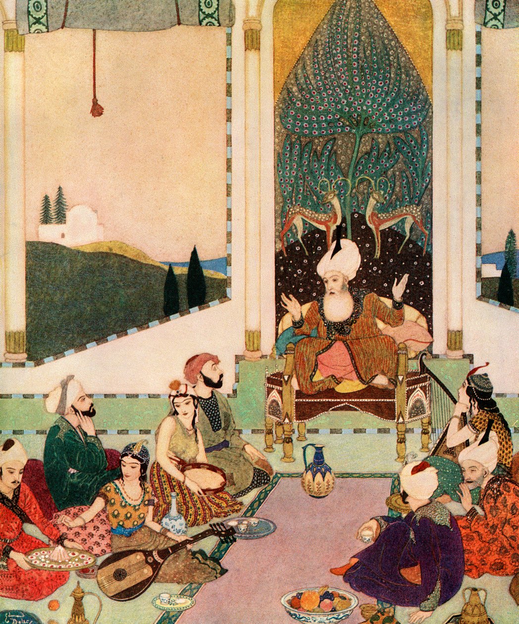 Sinbad, o Marinheiro, de Edmund Dulac de Edmund Dulac
