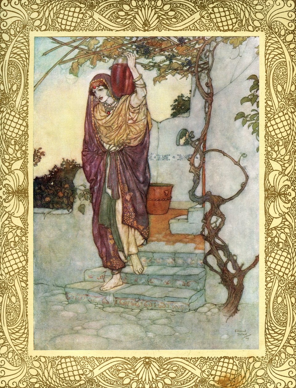 O Rubaiyat de Omar Khayyam Ilustrado por Edmund Dulac de Edmund Dulac