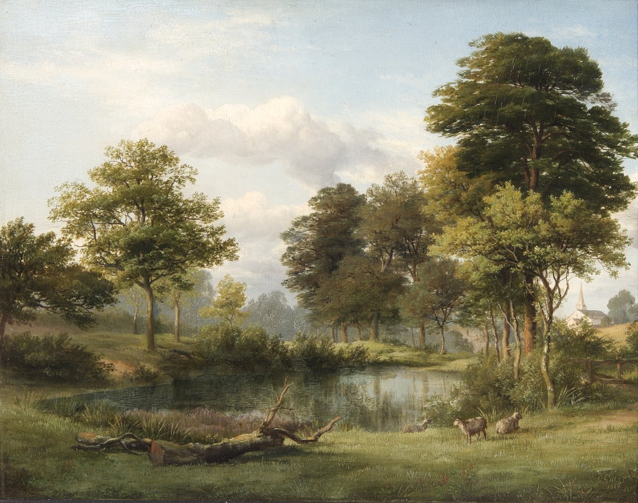 Uma cena no Muswell Hill de Edmund Gill