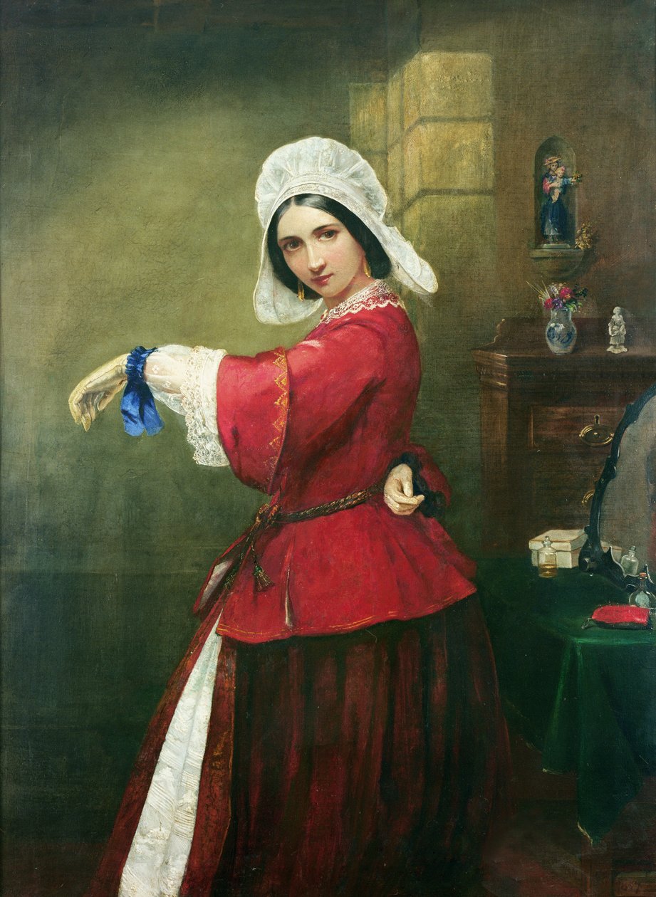 Senhora em traje francês, 1857 de Edmund Harris Harden