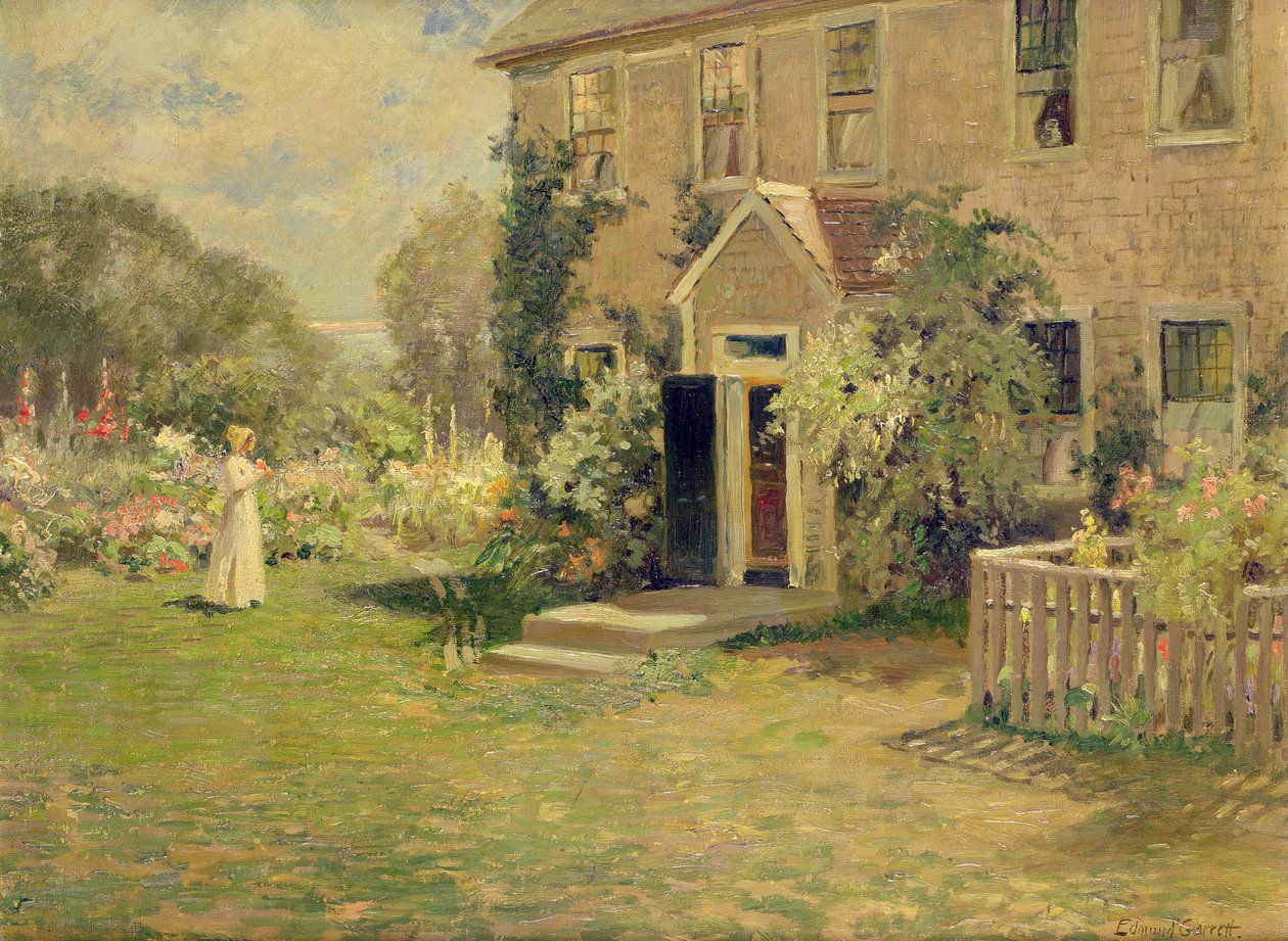 Uma casa de campo de Nova Inglaterra de Edmund Henry Garrett