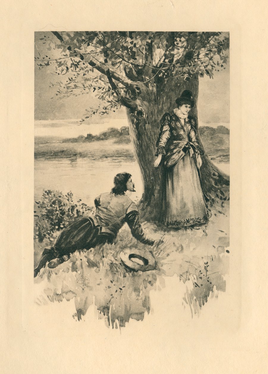 Para canções elisabetanas em honra do amor e da beleza (litografia) de Edmund Henry Garrett
