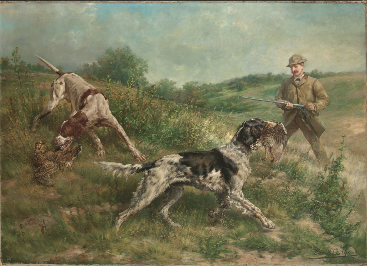 Caça numa paisagem de planalto de Edmund Henry Osthaus