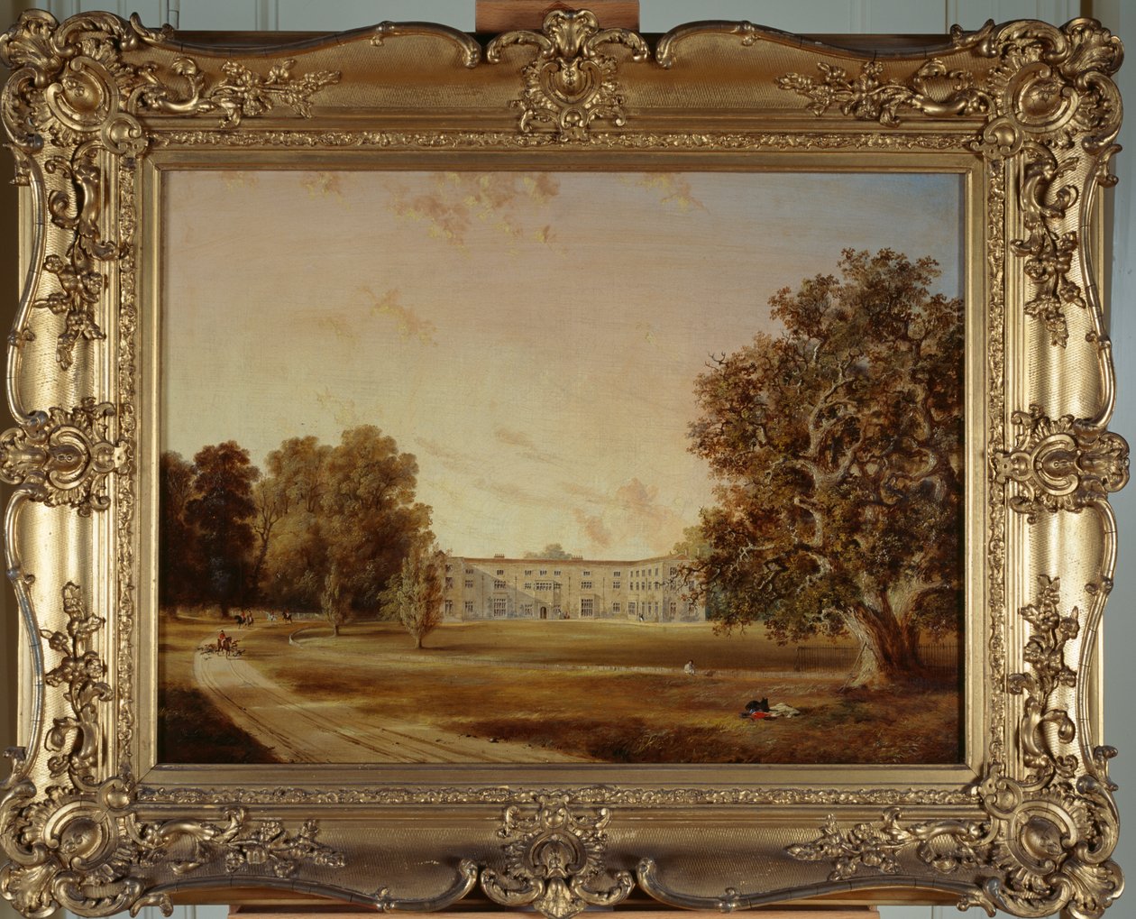 Vista de Billingbear (óleo sobre tela) de Edmund John Niemann