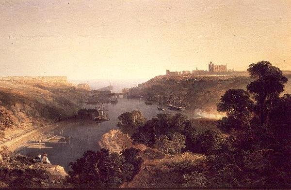 Vista de Whitby de Edmund John Niemann