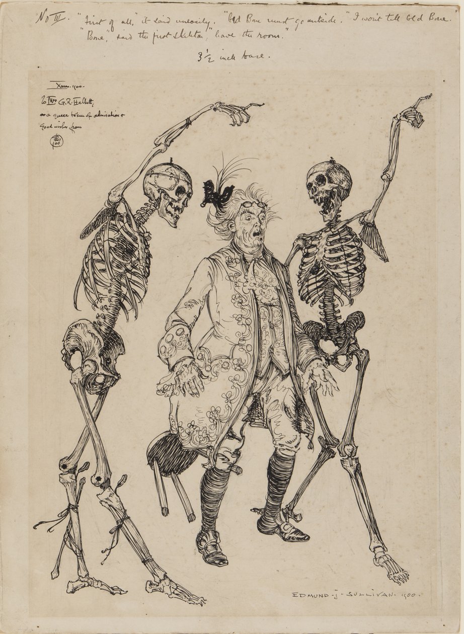 Old Bones deve ir para fora ..., 1900 de Edmund Joseph Sullivan