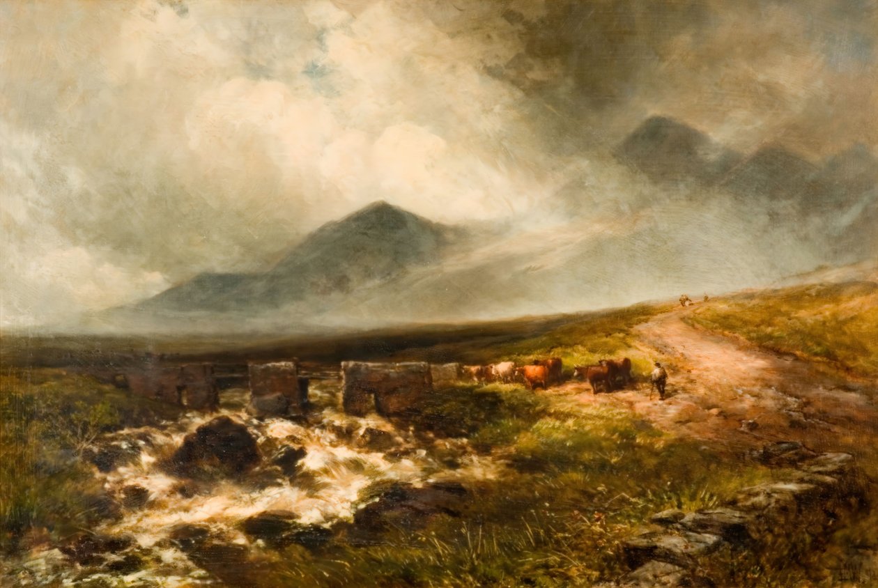 Snowdon, 1894. de Edmund Morison Wimperis