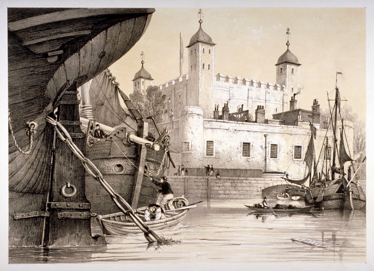 Torre de Londres, c1840 de Edmund Patten
