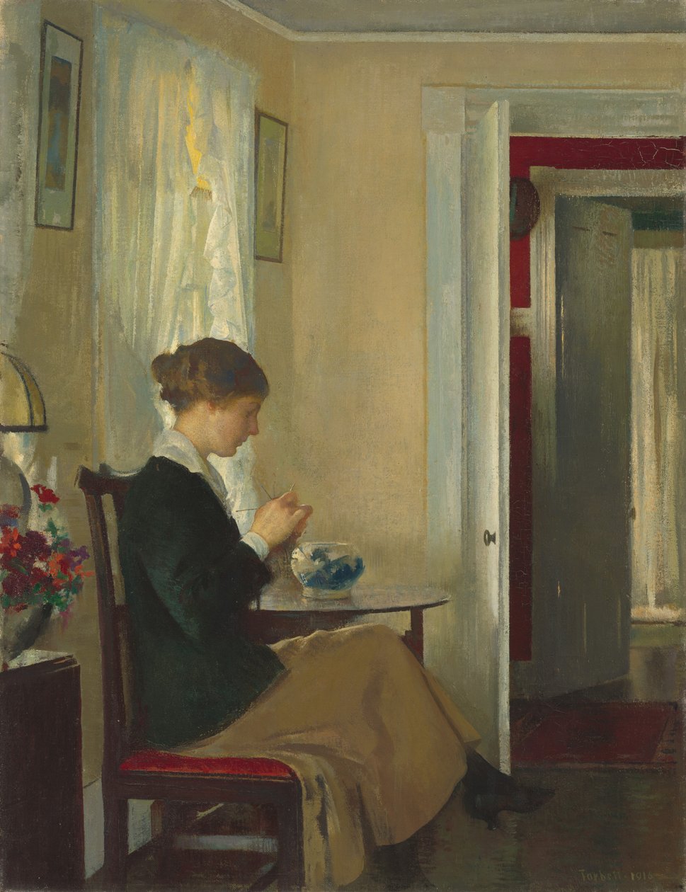 Josephine Tricô de Edmund Tarbell