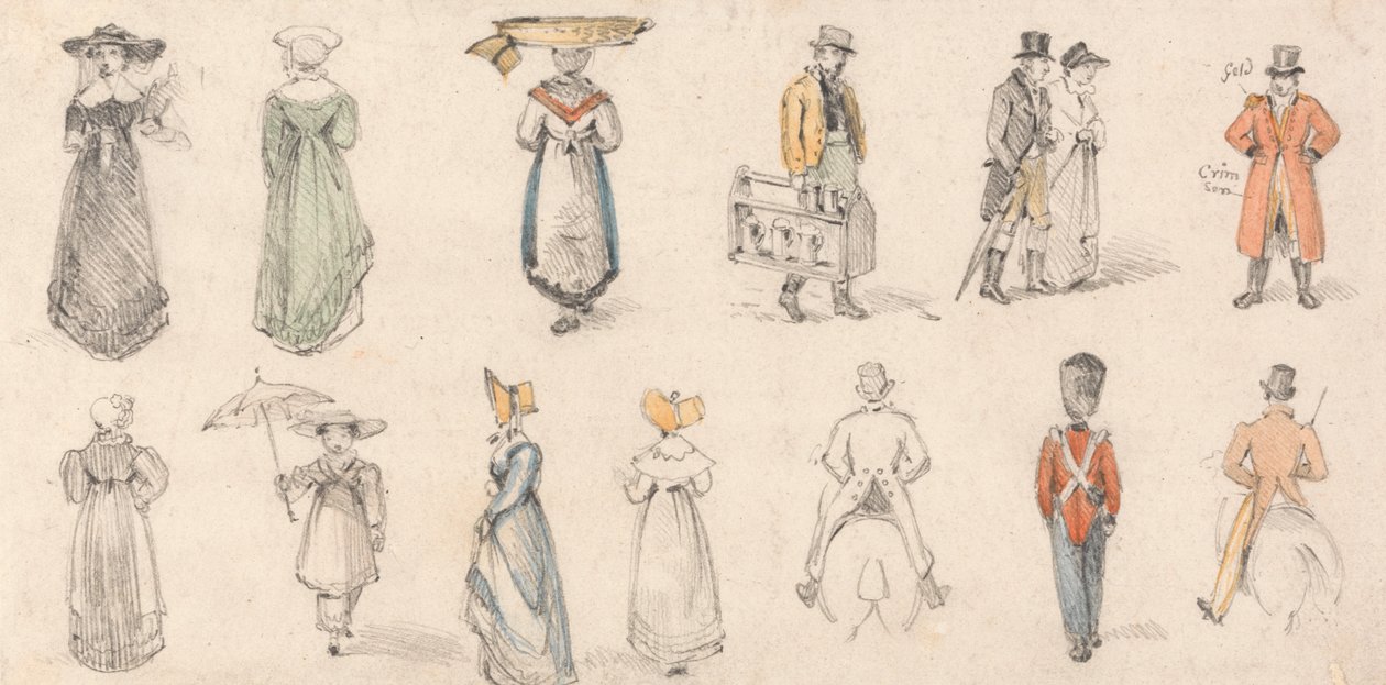 Estudos de Números: Mulheres, Comerciantes, etc. de Edmund Thomas Parris