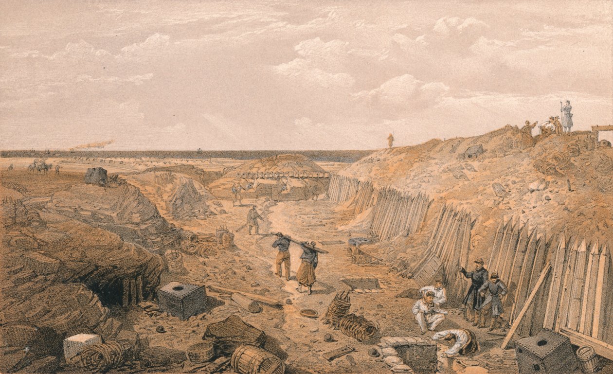 Vala do Bastião Du Mat, 1856 de Edmund Walker
