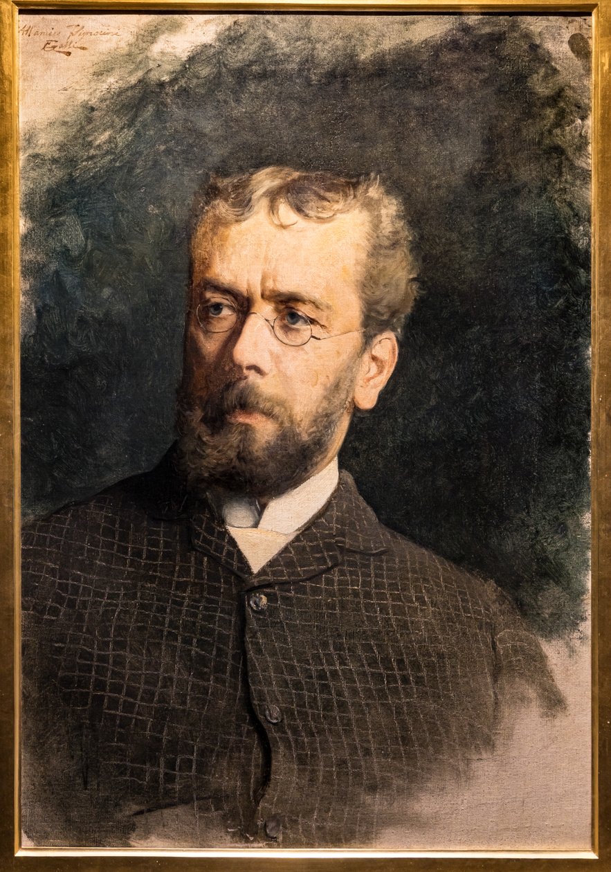 Retrato de Telêmaco Signorini de Edoardo Gelli