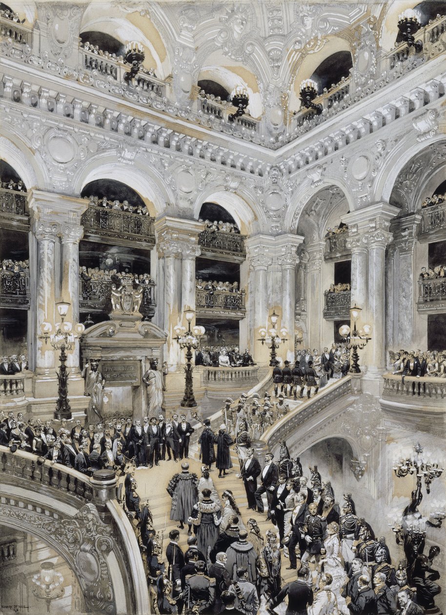 Inauguração da Ópera de Paris, 5 de janeiro de Jean Baptiste Edouard Detaille