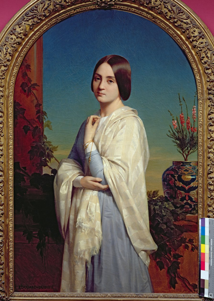Madame Edouard Dubufe (1822-1855) 1842 de Edouard Louis Dubufe